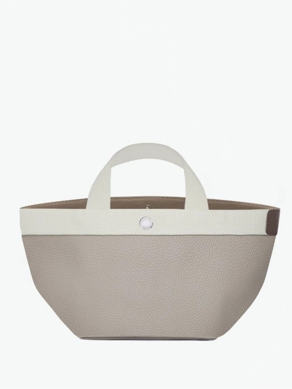 Herve Chapelier Pebbled grain coated canvas mini bag